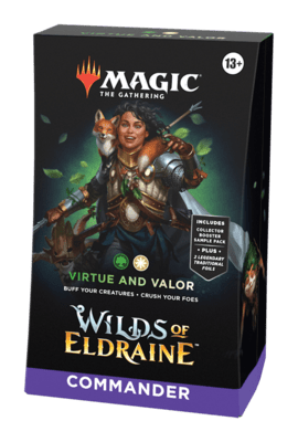 Wilds of Eldraine Commander Deck - Virtue and Valor (Green-White) - Magic: The Gathering