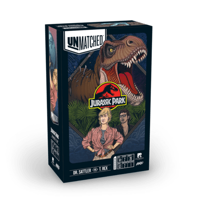 Unmatched Jurassic Park Sattler vs T Rex EN