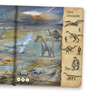 Kúzelné čítanie – kniha Dinosaury