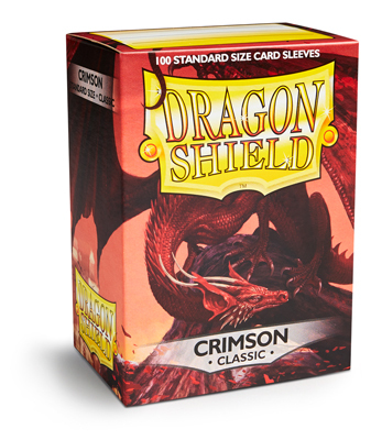 Obaly Dragon Shield standard size - Crimson 100 ks
