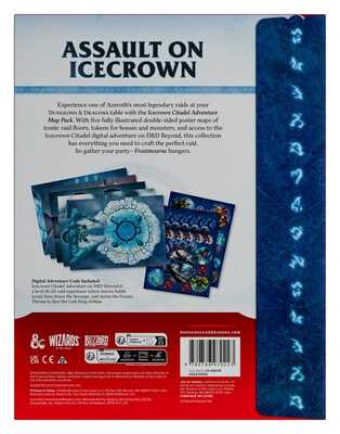 D&D RPG 5.5E World of Warcraft Icecrown Citadel Adventure Map Pack