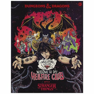 D&D 5E set Stranger Things Welcome to the Hellfire Club
