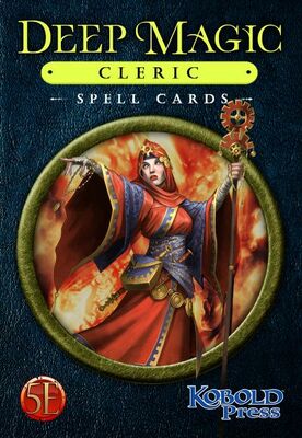 D&D RPG 5E - Deep Magic spell cards: CLERIC