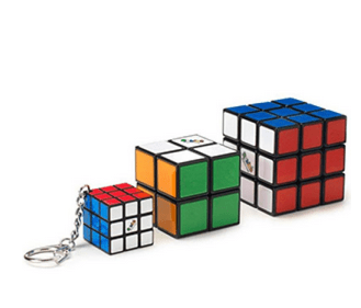 Rubikova kocka sada Trio 3x3 + 2x2 + 3x3 mini prívesok