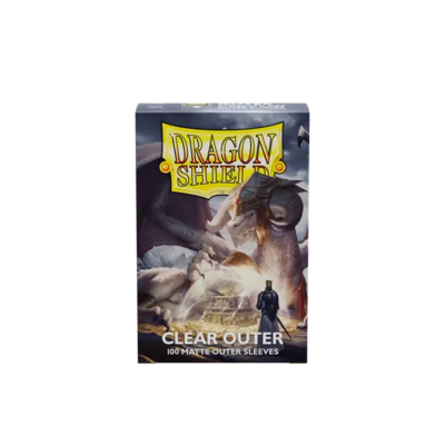 Obaly Dragon Shield Standard size Outer Sleeves Matte Clear (100 sleeves)