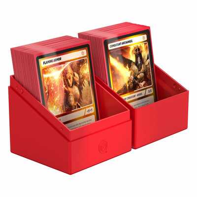 Krabička na karty Ultimate Guard Boulder 100+ standard size SOLID RED