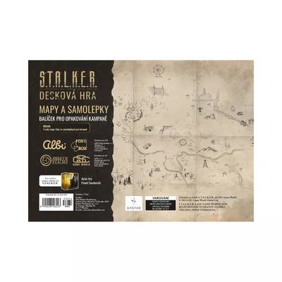 STALKER - Sada náhradných samolepiek a máp (rozšírenie)