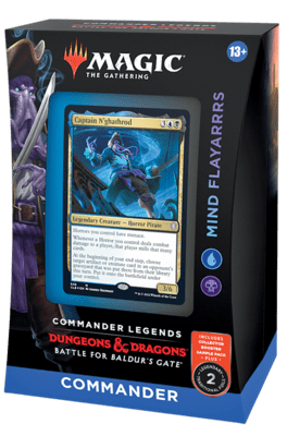 Commander Legends: Battle for Baldur's Gate Commander Deck - - The Mind Flayarrrs (Blue-Black)