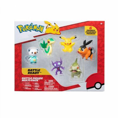 Figúrka Pokémon Battle Figure - 6 pack  (Pikachu, Oshawott)