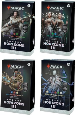 Modern Horizons III - Commander Deck Display (4 DECKS) - Magic: The Gathering