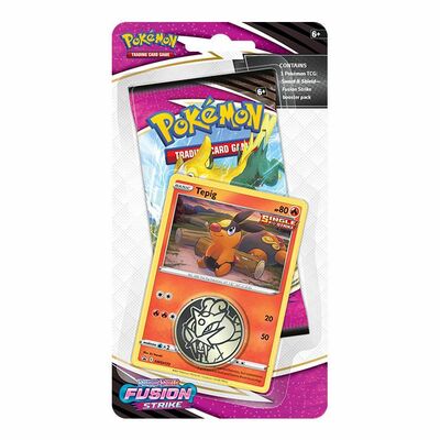 Pokémon: Tepig Checklane Blister - Fusion Strike