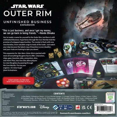 Star Wars: Outer Rim - Unfinished Business + darček: žetóny reputácie