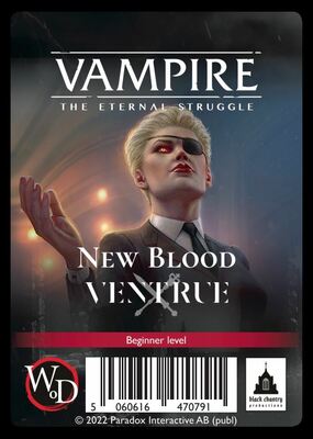 Vampire: The Eternal Struggle: Ventrue - New Blood preconstructed intro deck