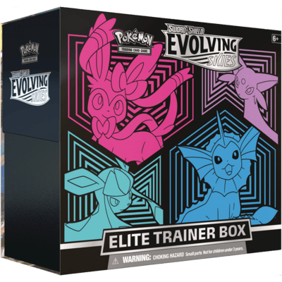 Pokémon: Evolving Skies Sword and Shield 7 Elite Trainer Box Vaporeon
