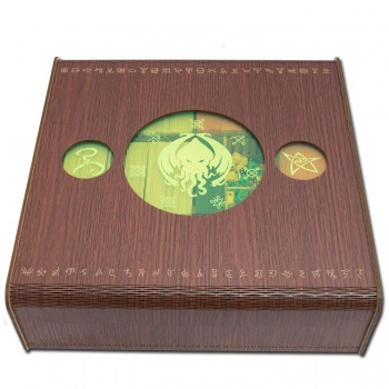 Card Crate - Cthulhu - Drevená krabica na uloženie kariet