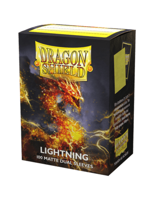 Obaly Dragon Shield Standard size - Matte Dual Lightning (100 Sleeves)