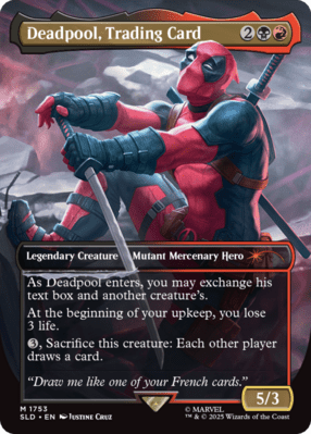 Magic The Gathering: Secret Lair X Marvel (Deadpool)