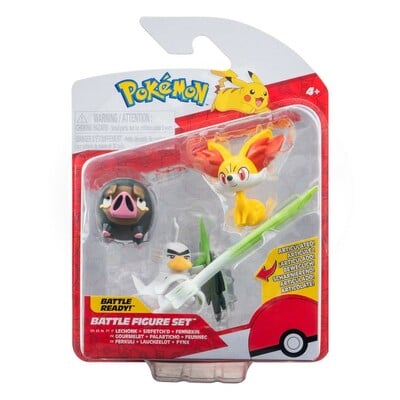 Figúrky Pokémon Battle Figure Set 3-pack FENNEKIN, LECHONK, SIRFETCH'D