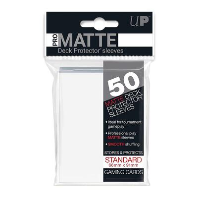 Obaly ULTRA PRO - Matte (66x91) White Standard EU Card (50 ks)