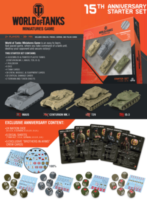World of Tanks Miniature Game: 15th Anniversary Edition