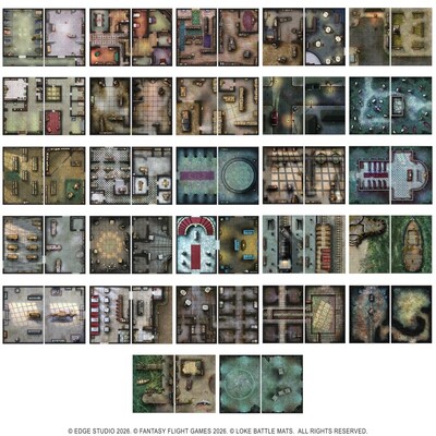 Big Book of Battle Mats for Arkham Horror
