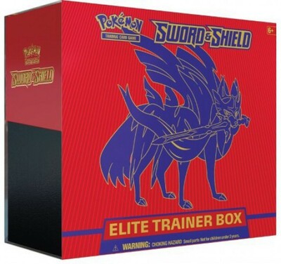 Pokémon: Zacian Elite Trainer Box - Sword and Shield