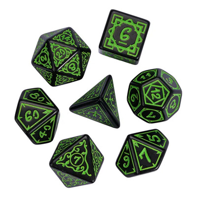 Kocky RPG set Cryptic Knots Verdant (7ks)