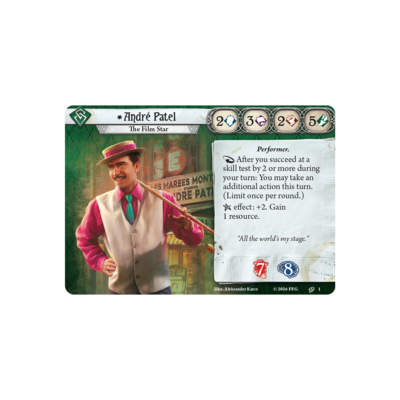 Arkham Horror LCG: André Patel Investigator Deck