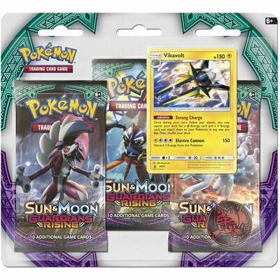 Pokémon: Vikavolt 3-pack Blister - Sun & Moon: Guardians Rising