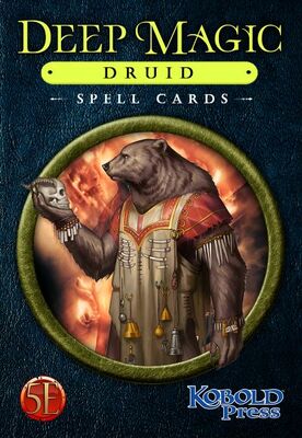 D&D RPG 5E  - Deep Magic spell cards: DRUID