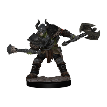 Pathfinder Battles: Premium Painted Figure -  Half-Orc Barbarian Male