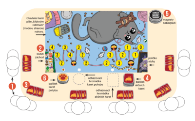 Výbušná koťátka: Desková hra