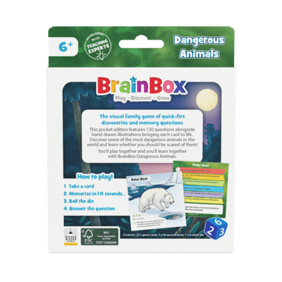 Brainbox Pocket - Dangerous Animals EN