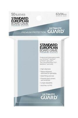 Obaly Ultimate Guard Premium Soft Sleeves for board game cards STANDARD EUROPEAN (50 ks)