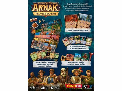 Ztracený ostrov Arnak: Velitelé expedic (rozš.)