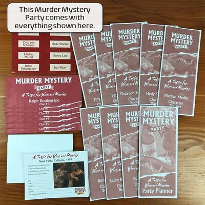 Murder Mystery Party: A Taste for Wine & Murder