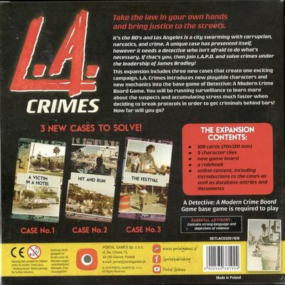  Detective: A Modern Crime Board Game - L.A. Crimes EN