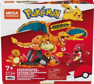 Mega Construx Pokémon: Charmander Evolution set