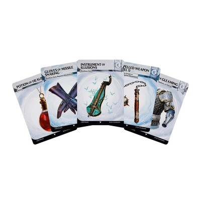 D&D RPG 5.5E Trove 4 Magic Item Cards: Common and Uncommon