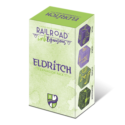 Railroad Ink Challenge: Eldritch exp.