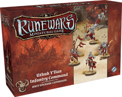 Uthuk Y'llan Infantry Command Unit Upgrade: (Runewars Miniatures Game)