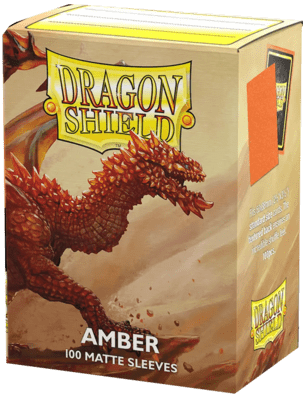 Obaly Dragon Shield Matte Amber 100 ks