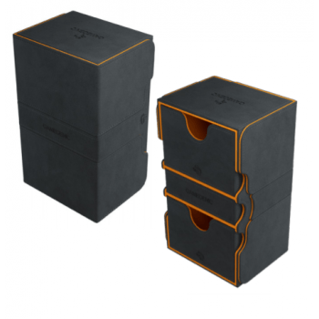 Deck box Gamegenic Stronghold 200+ Convertible BLACK/ORANGE XL (exclusive line)