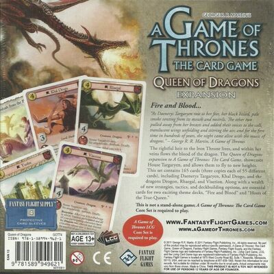 A Game of Thrones LCG: Queen of Dragons Deluxe Expansion