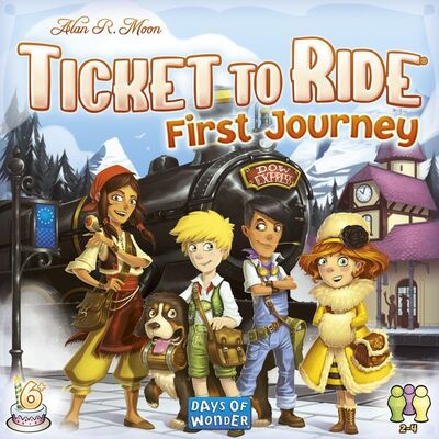 Ticket To Ride First Journey (map Europe)