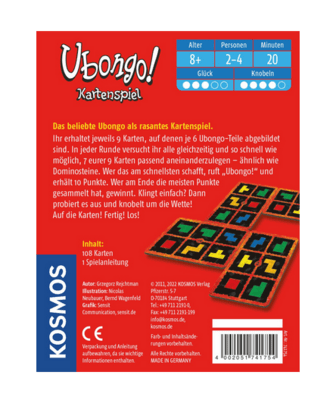Ubongo - Kartenspiel (kartová hra)