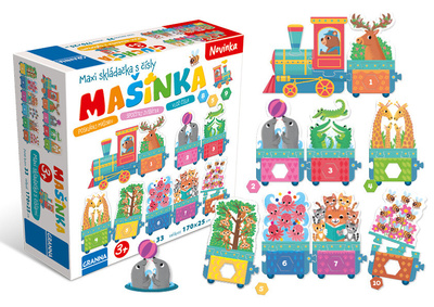 Mašinka (maxi skladačka s číslami)