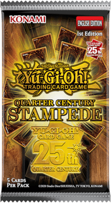 Yu-Gi-Oh! Quarter Century Stampede booster pack