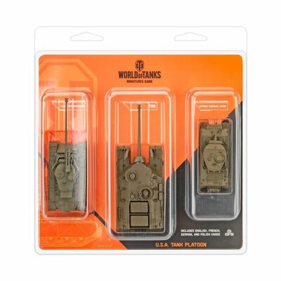 World of Tanks Miniature game: U.S.A. Tank Platoon (Super Pershing, T95, Sherman Jumbo)