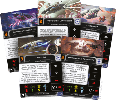 Star Wars X-Wing (Second Edition): HMP Droid Gunship Expansion Pack